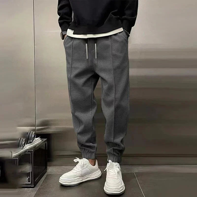 Logan - Men's Modern Relaxed-Fit Jogger Pants with Drawstring