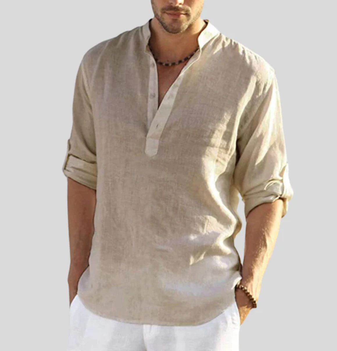 Thomas | Elegant Long-Sleeve Shirt for Men