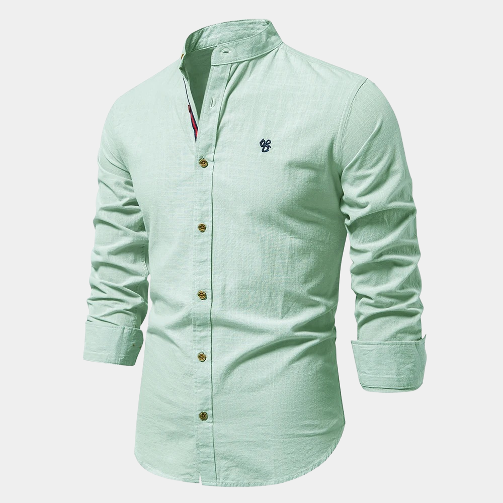 Benjamin | Long Sleeve Summer Shirt in Multiple Colors for Men