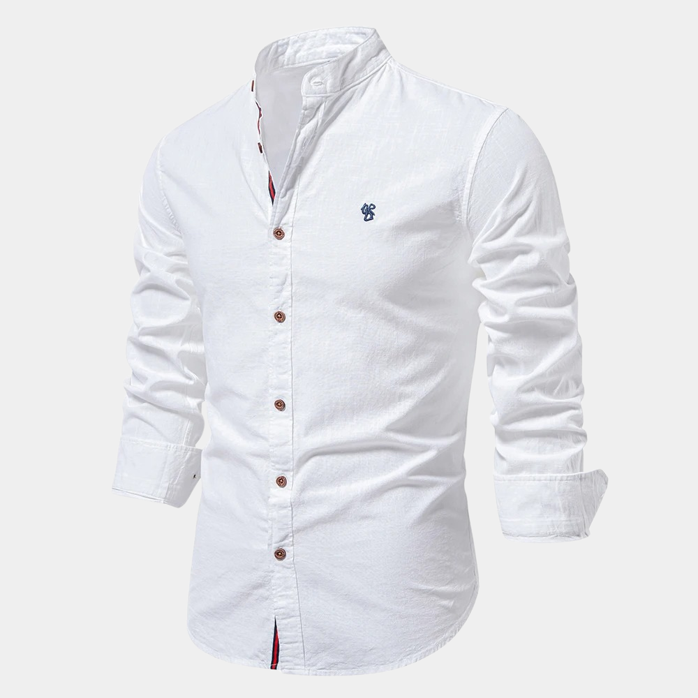 Benjamin | Long Sleeve Summer Shirt in Multiple Colors for Men