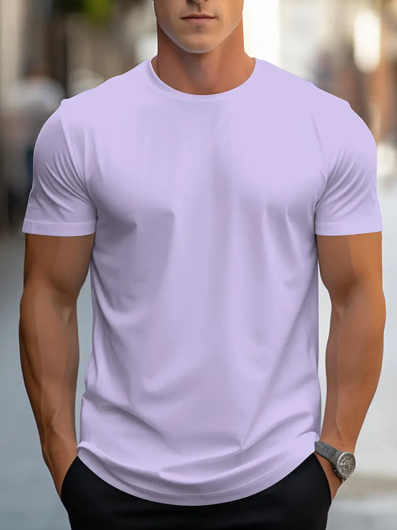 Serge | Classic Crew Neck T-Shirt for Men