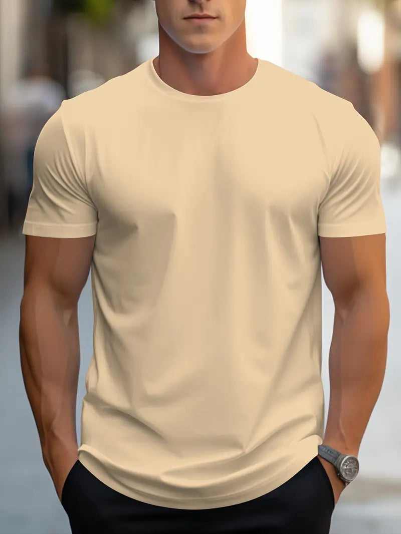 Serge | Classic Crew Neck T-Shirt for Men