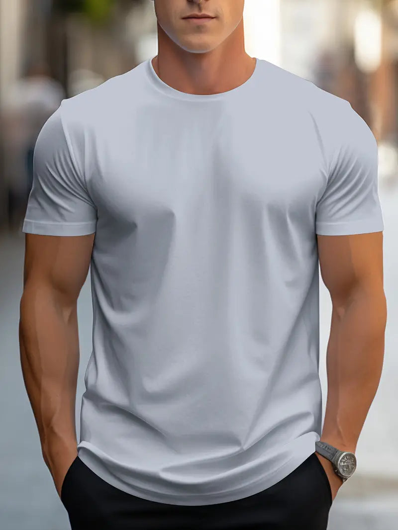 Serge | Classic Crew Neck T-Shirt for Men