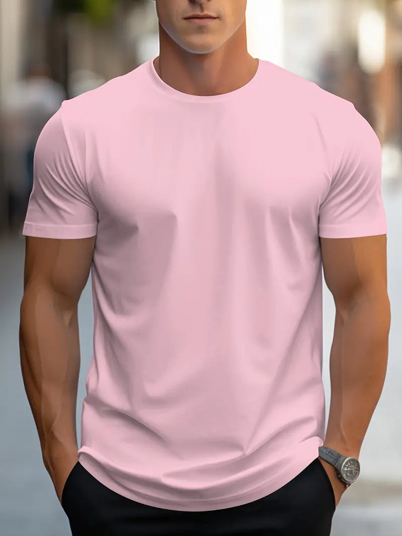 Serge | Classic Crew Neck T-Shirt for Men