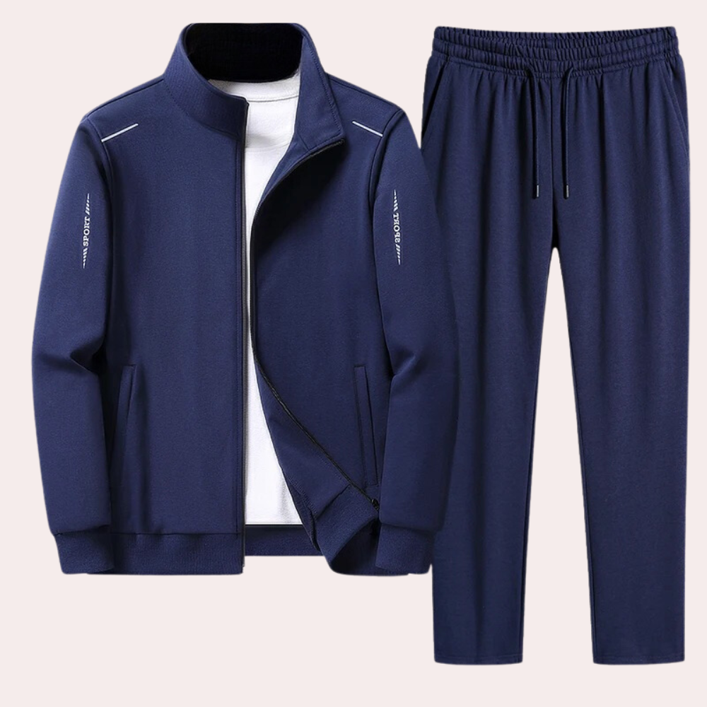Randy | Men's Comfortable Tracksuit with Stand-up Collar