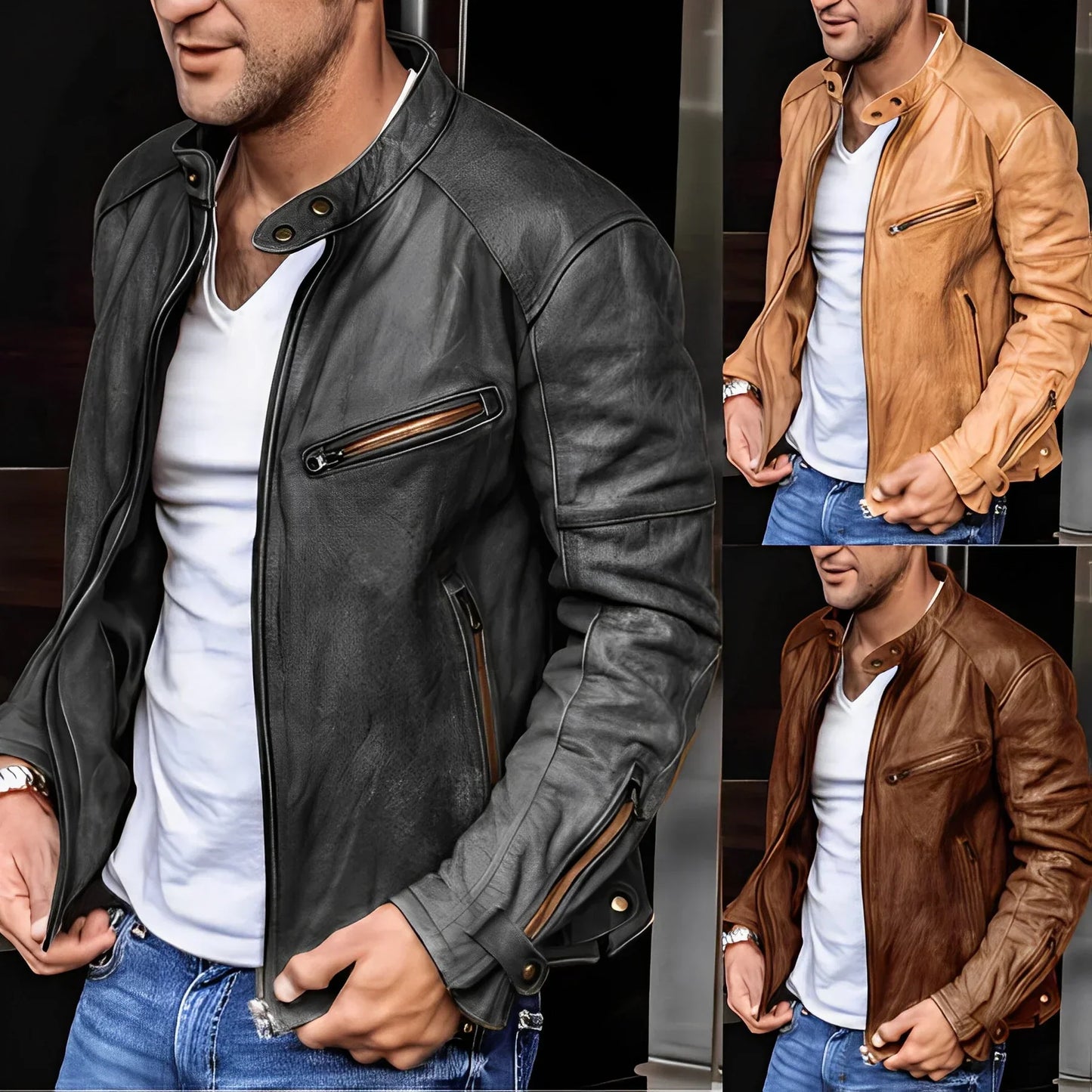 Reef | Waterproof Zip-Front Jacket With Stylish Design for Men