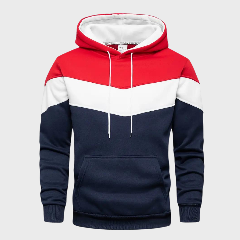 Leandro | Patchwork Hooded With Casual Style For Men