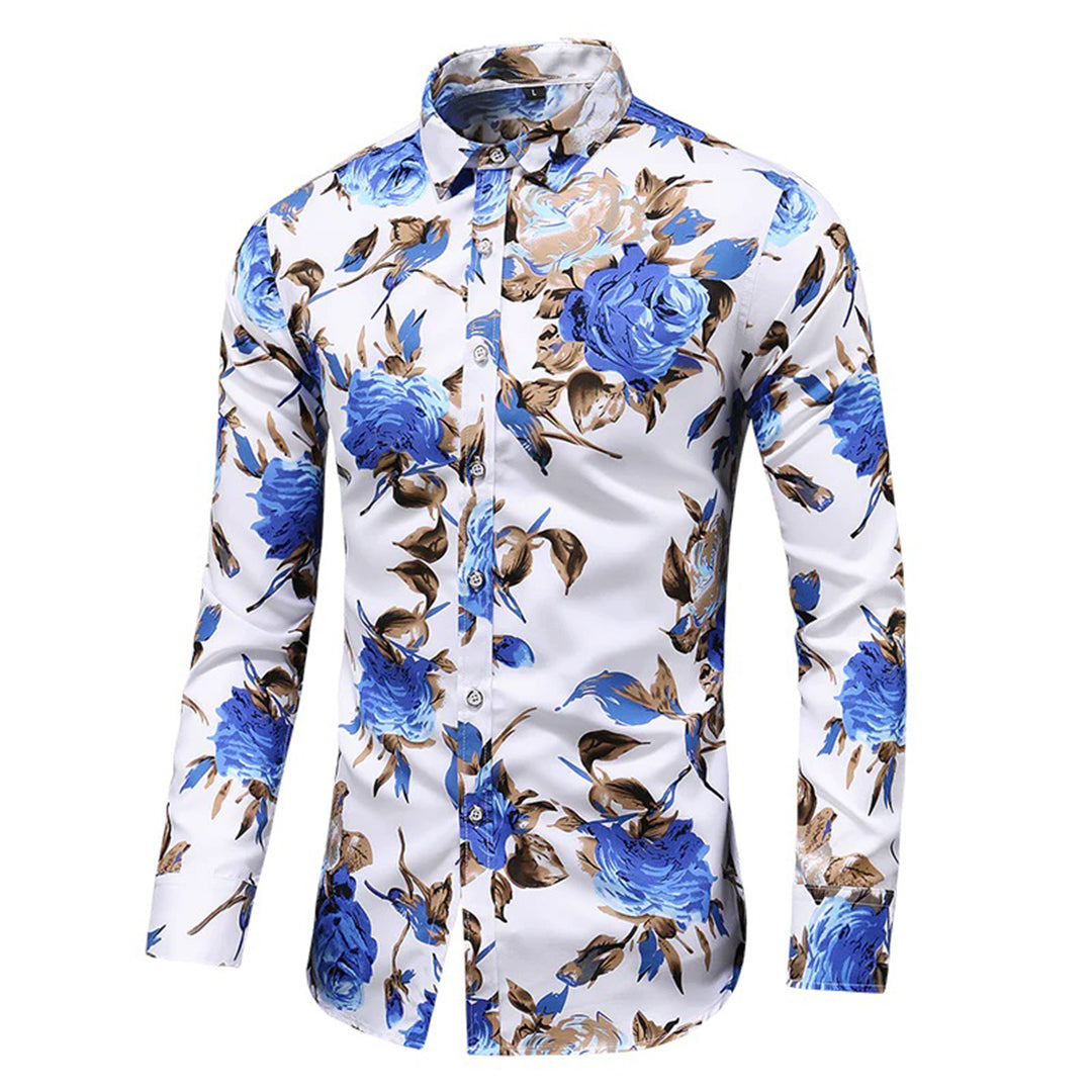 Tevita | Luxury Floral Shirt for Men with Romantic Design