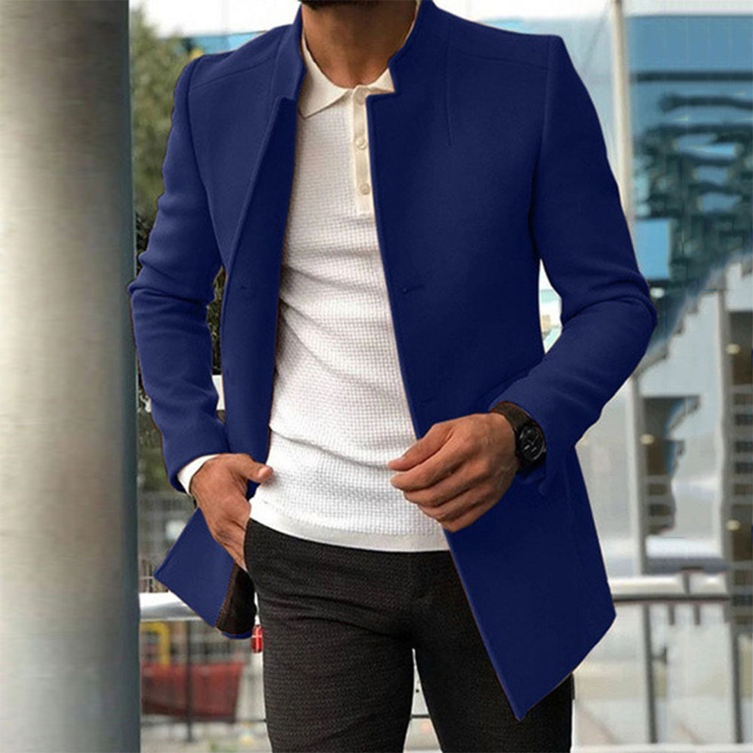 Sebastian | Long Formal Coat with Weatherproof Elegance for Men