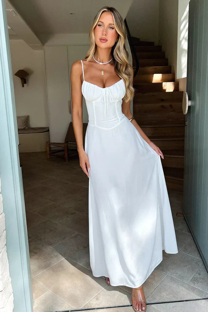 Yoselyn | Elegant Long Dress with Flowing Silhouette for Women