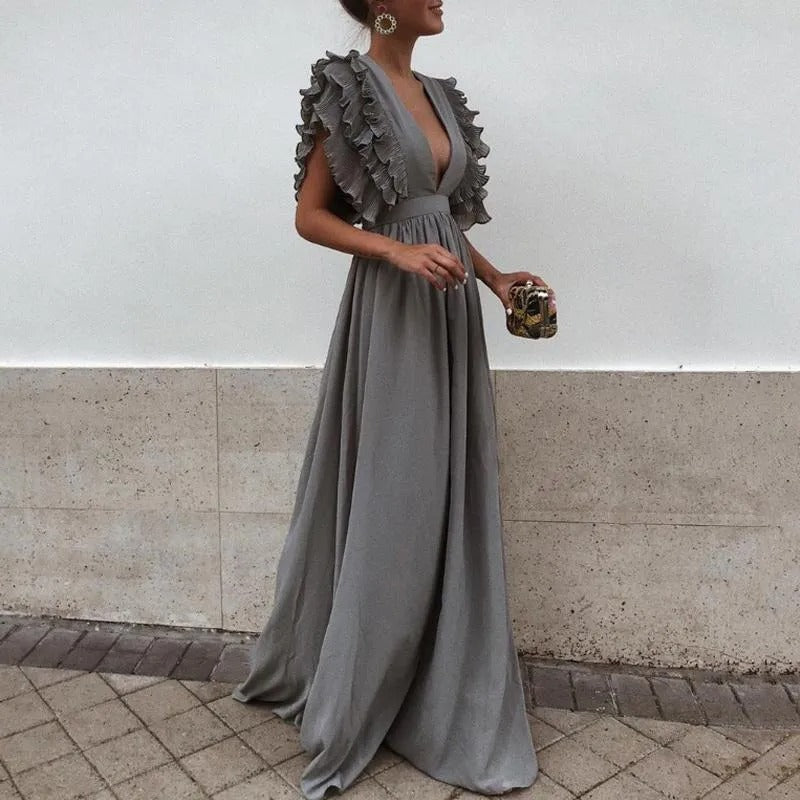 Karina | Maxi Evening Dress in Long Silhouette for Women