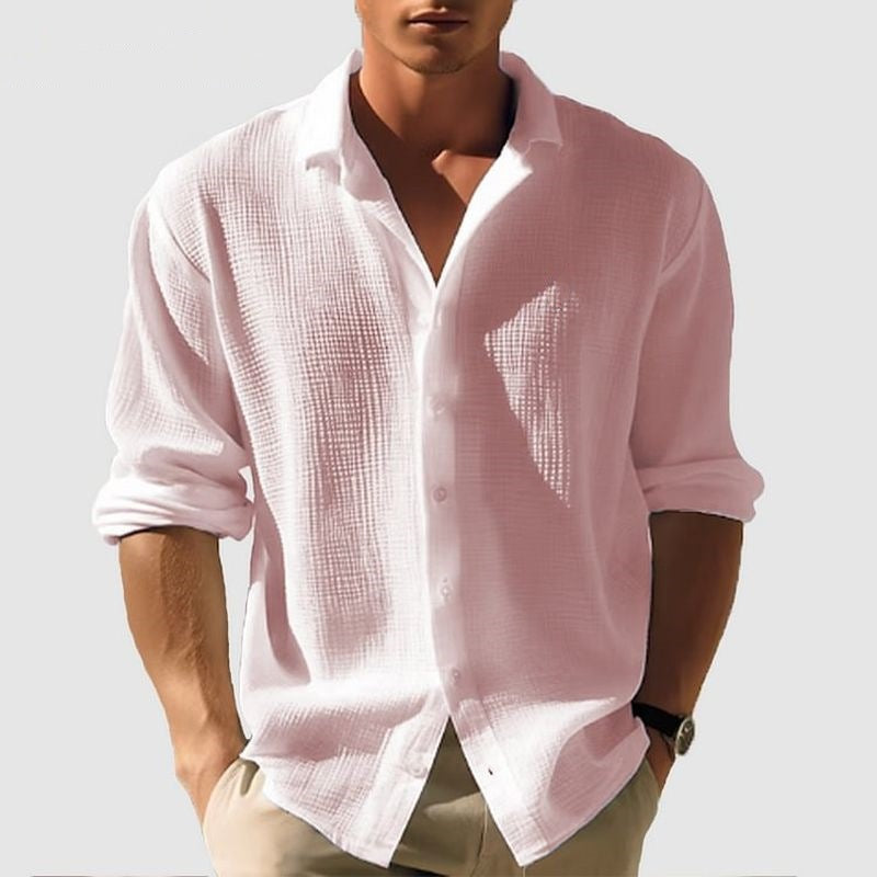 William - Men's Lightweight Button-Up Shirt