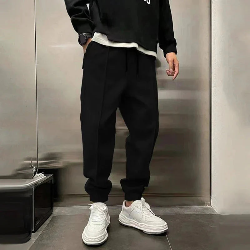 Logan - Men's Modern Relaxed-Fit Jogger Pants with Drawstring