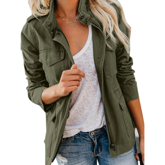 Makena | Modern Chic Jacket With Zipper for Women
