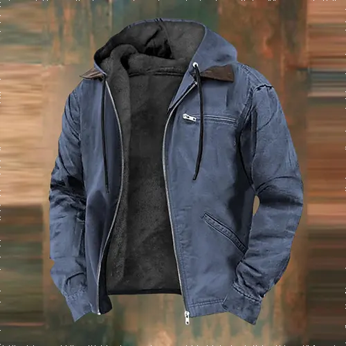 Ambrose | Hooded Bomber Jacket with Warm Design for Men