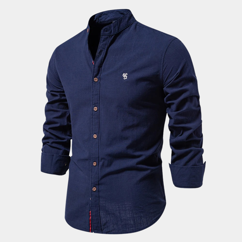 Benjamin | Long Sleeve Summer Shirt in Multiple Colors for Men