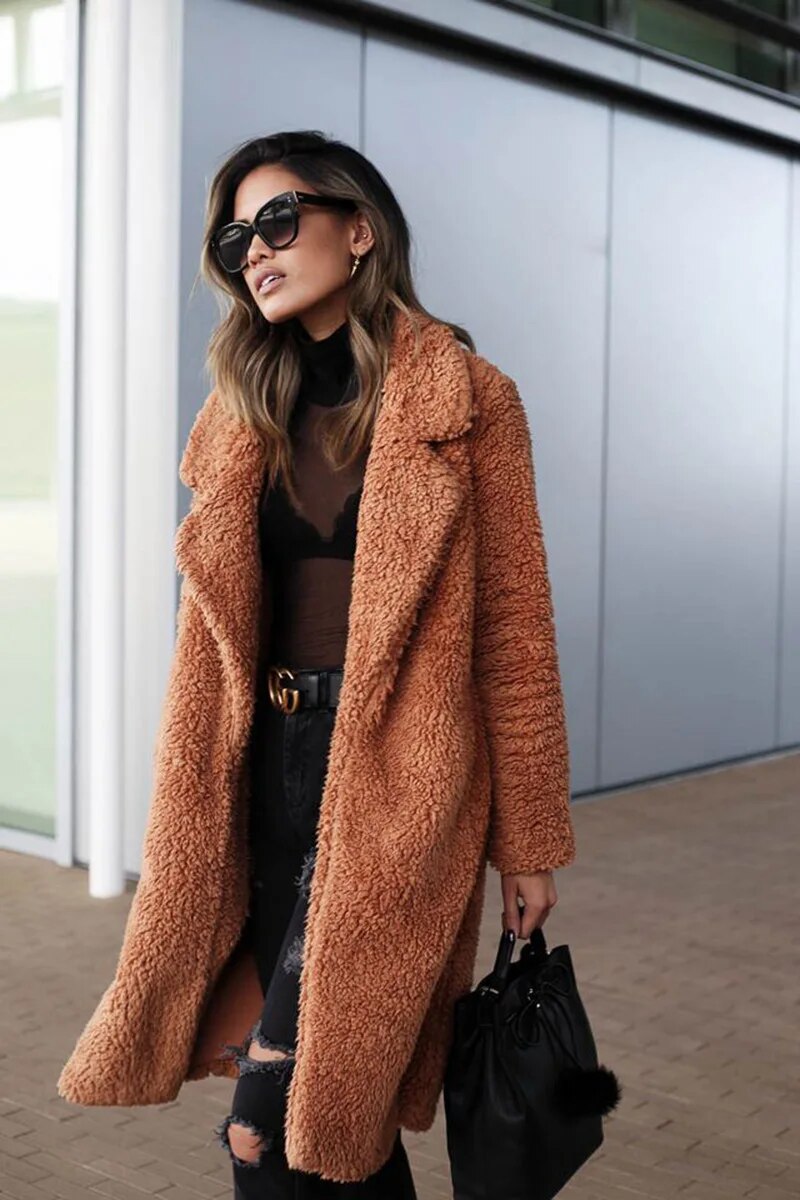 Mirantha | Long Fleece Jacket for Women