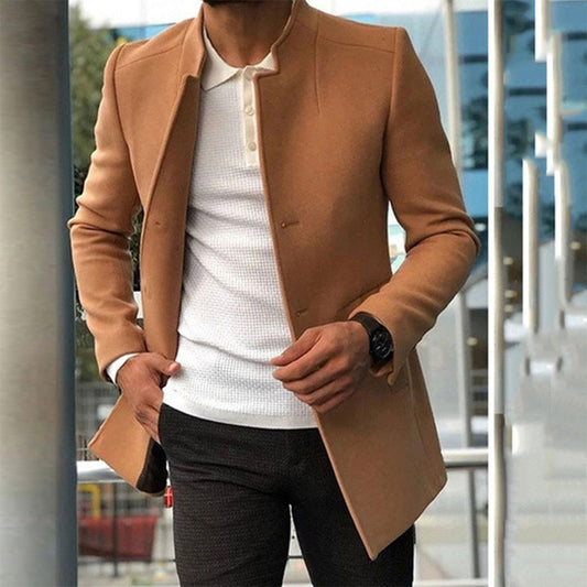 Sebastian | Long Formal Coat with Weatherproof Elegance for Men