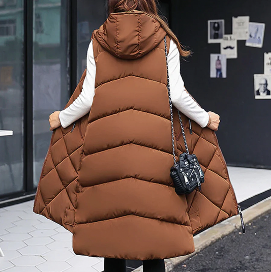 Lyraelle | Long Hooded Vest for Women